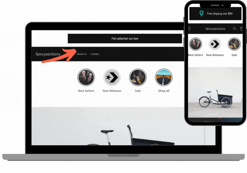 Announcement - slider