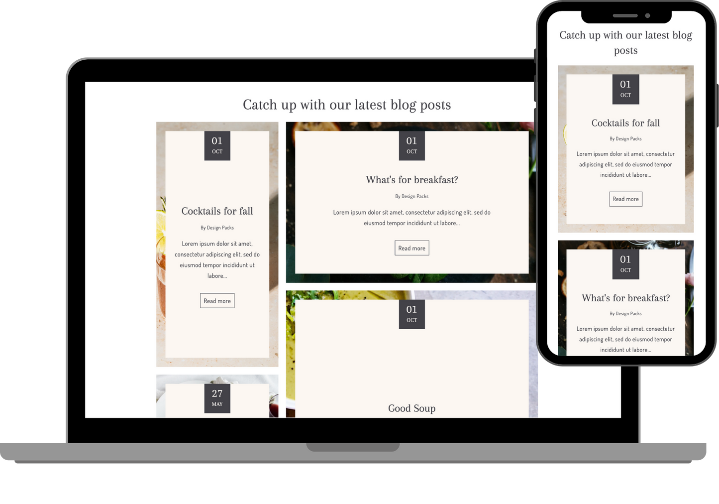Blog posts - fluid grid
