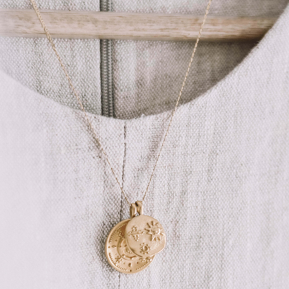 Gold Medallion Necklace