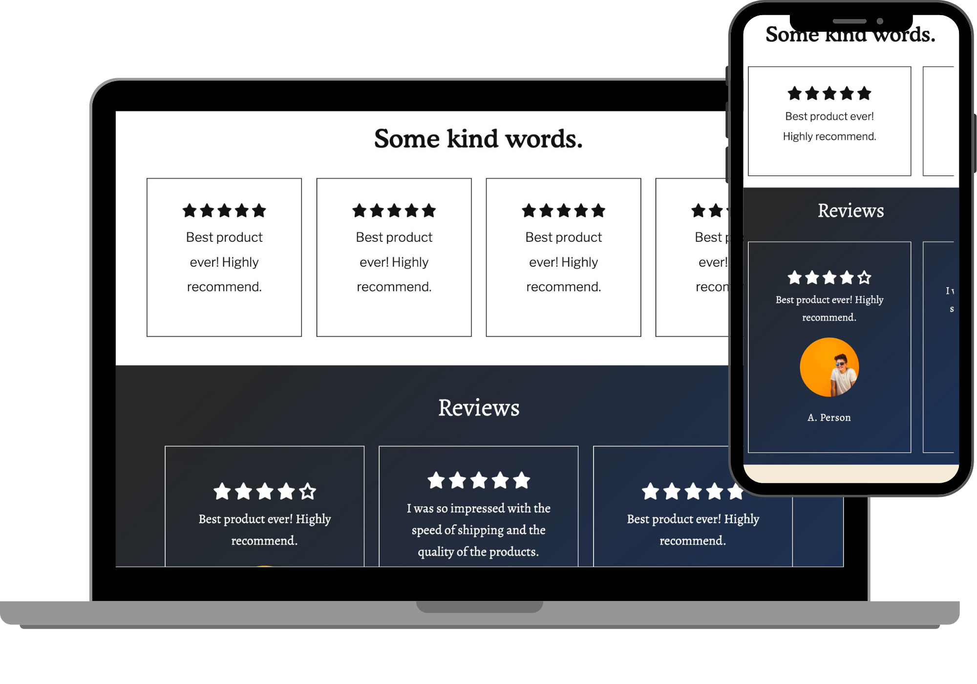 Testimonials - simple