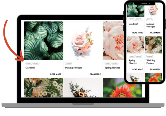Blog posts - tagged grid