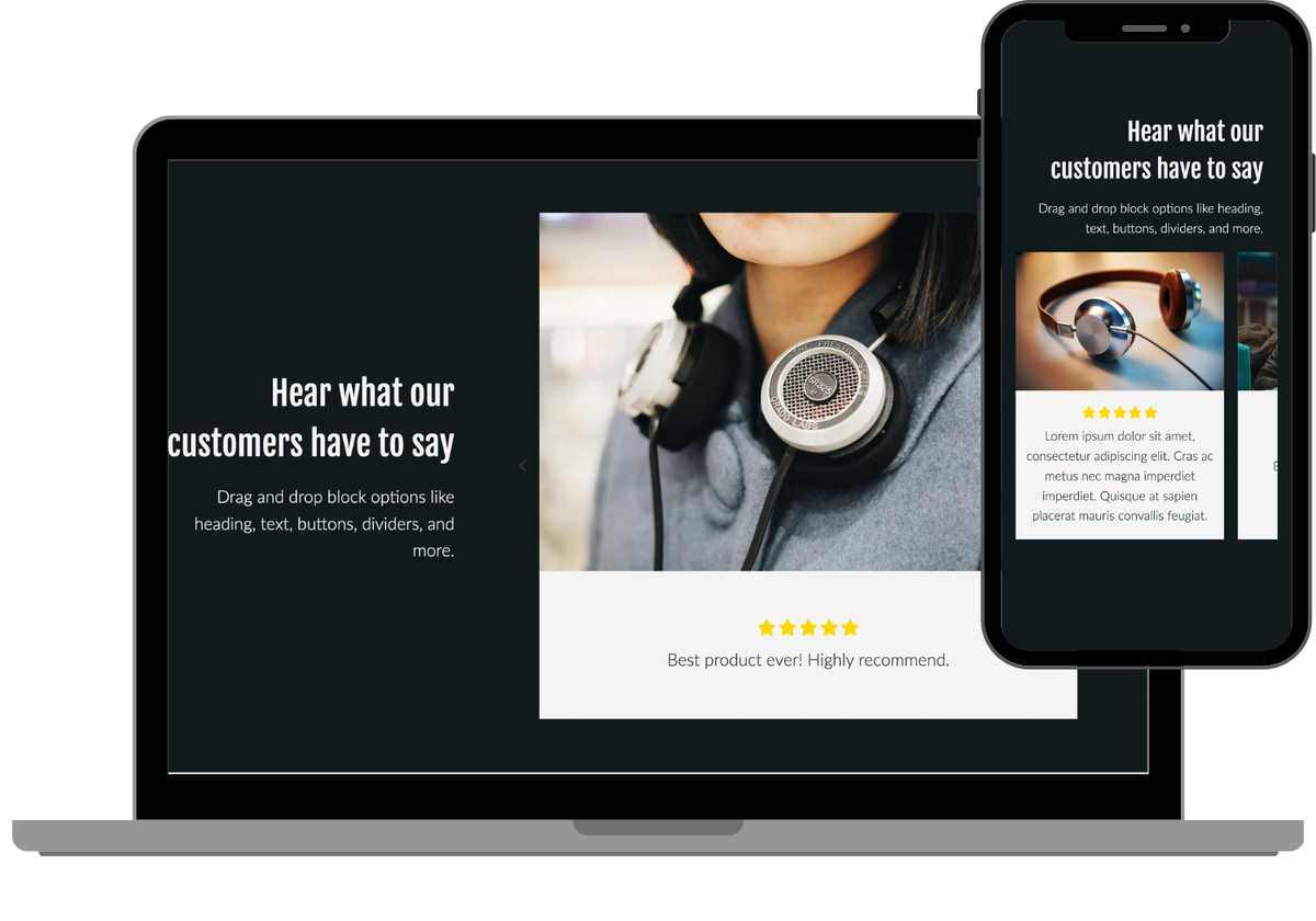 Testimonials - slider – 🎒 Design Packs