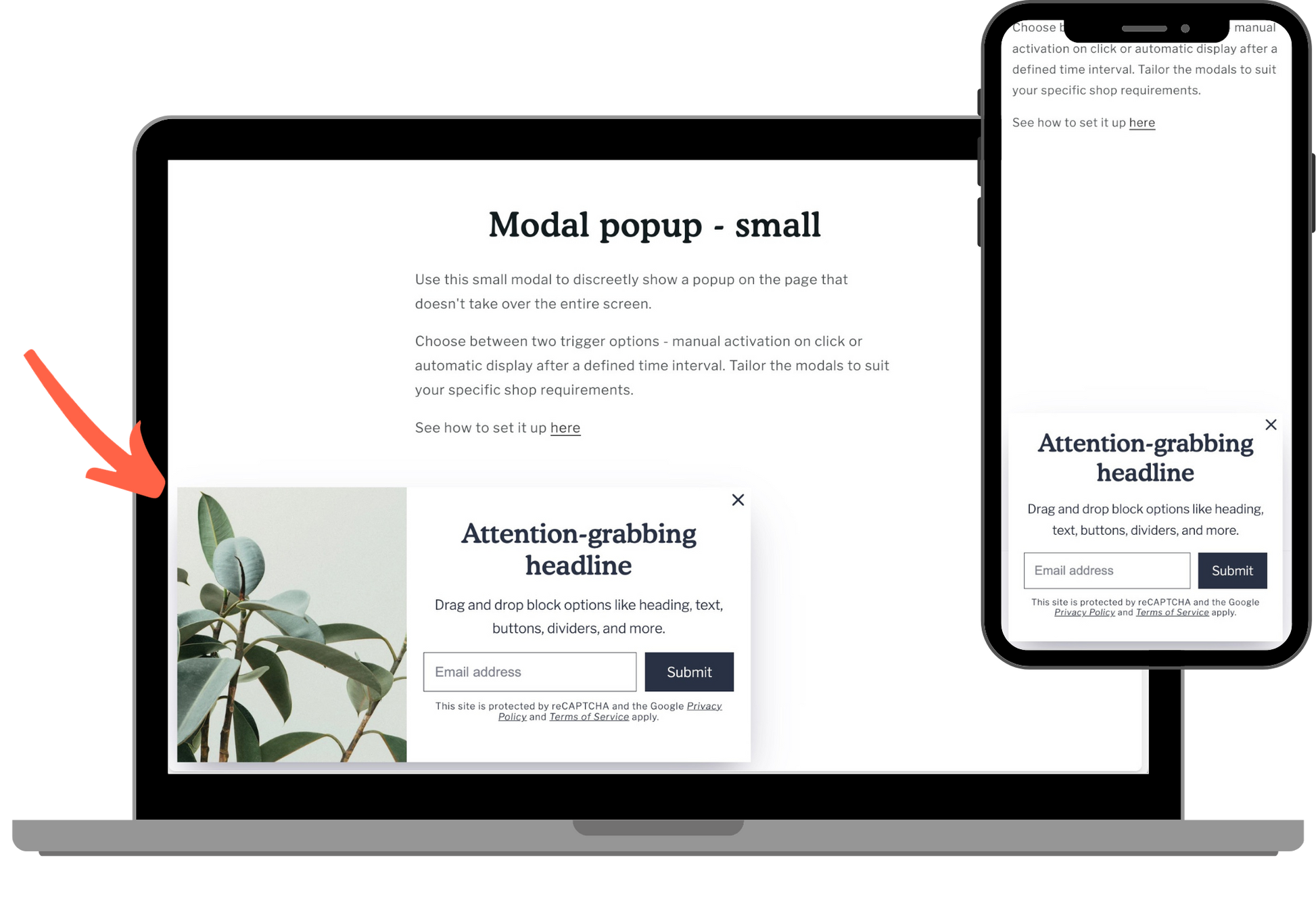 Modal popup - small – 🎒 Design Packs