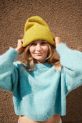 Blue Mohair Sweather