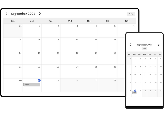 Events Calendar
