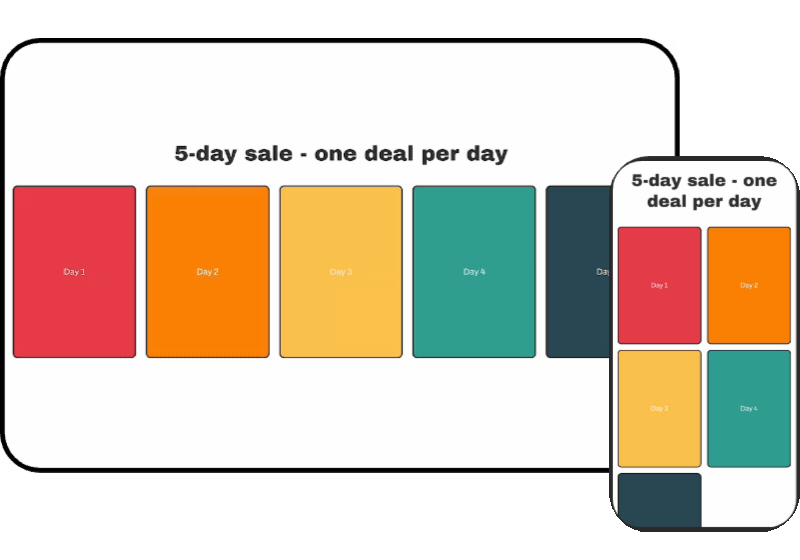 Daily promotions