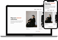 Featured collection slider with text