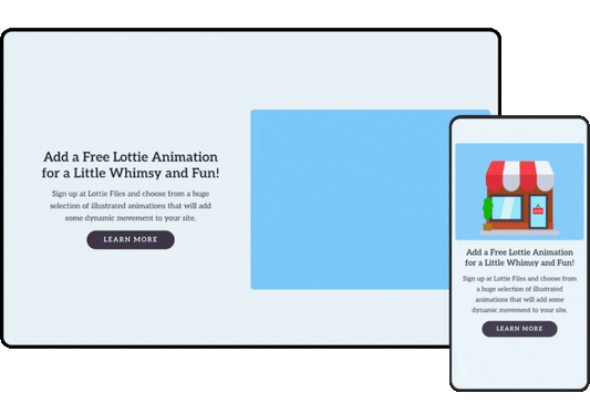 Lottie animation