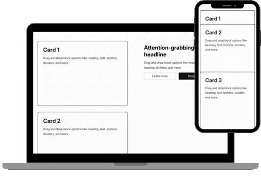 Overlap stacking cards