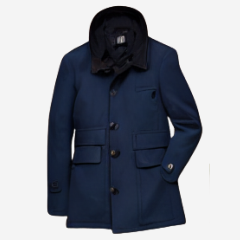 Fur Collar Pea Coat