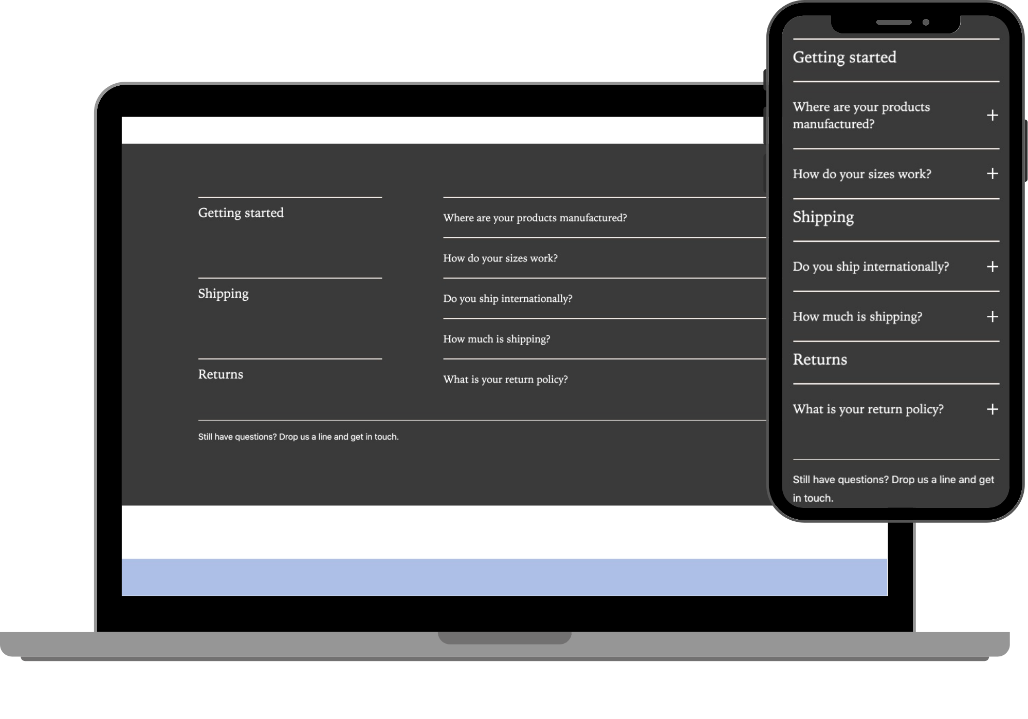 FAQ - side headings – 🎒 Design Packs