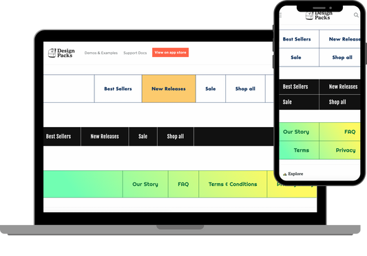 Link menu - grid