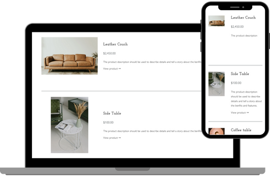 Product list - featured