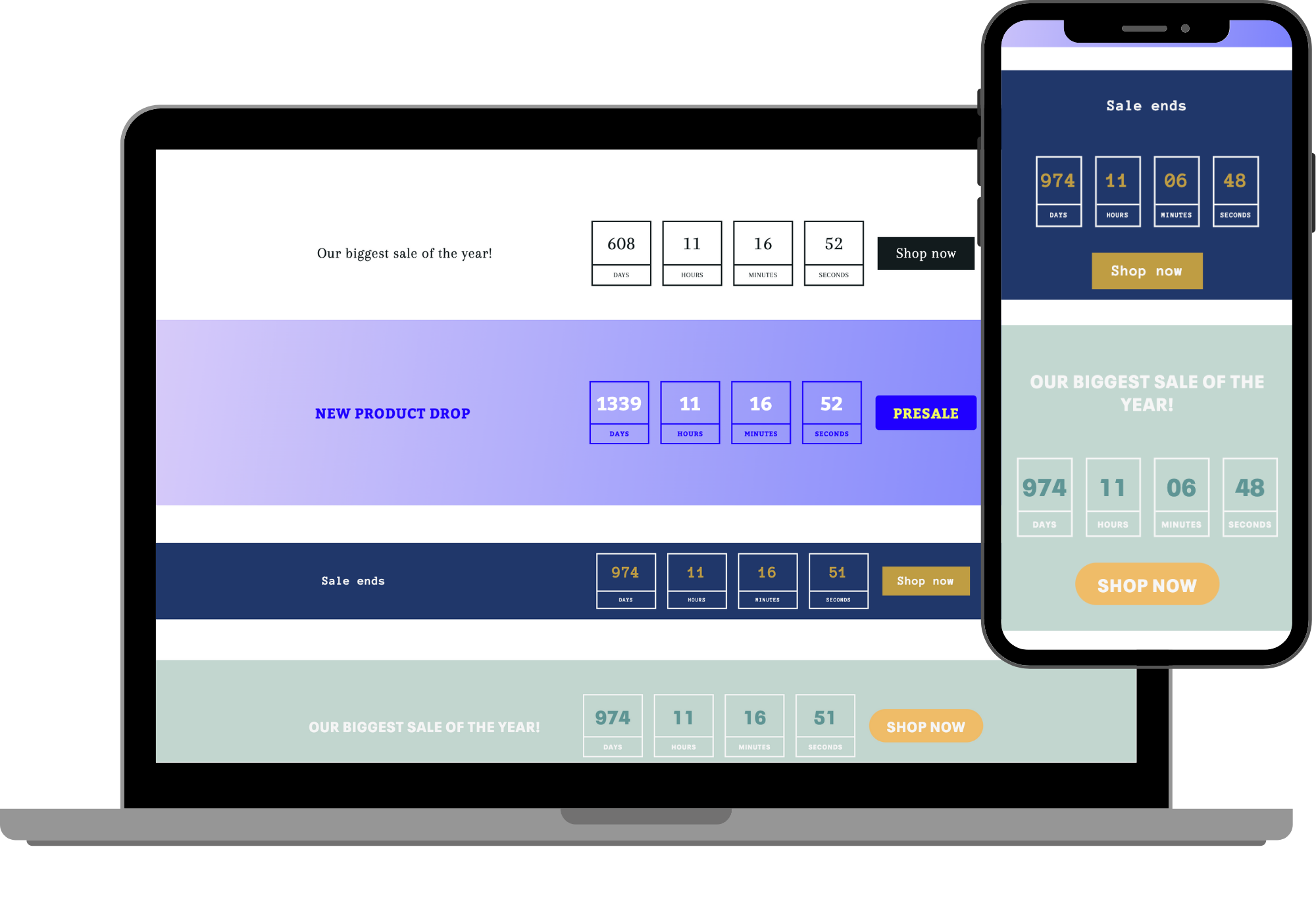 Countdown - simple – 🎒 Design Packs