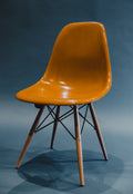 Orange Armless Chair